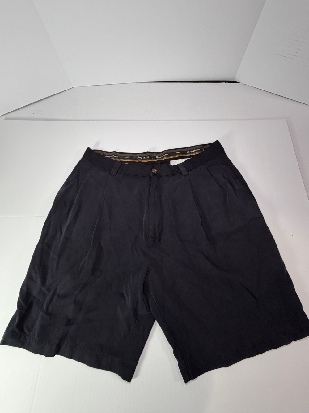 Tommy Bahama Men's Black Flat Front Shorts